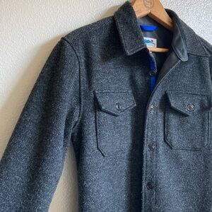 Edgevale North Coast Shirt Jacket Wool Blend Shacket Cabincore Outdoor sz S